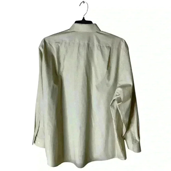 Van Heusen Dress Shirt Mens Size 18 XL Wrinkle Free Button Front Pocket Top - Picture 2 of 5